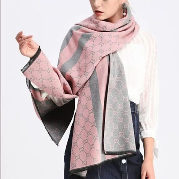 Reversible large Soft Cozy cashmere/Pashmina